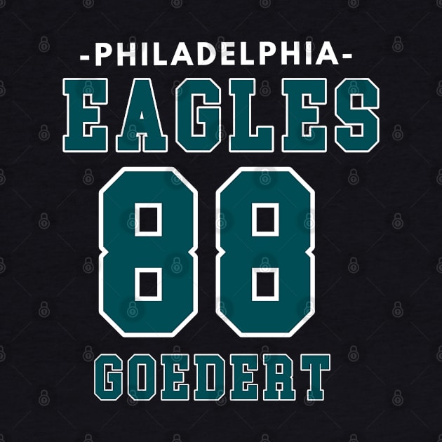 Eagles Football Goedert 88 football American by PrettyMerch